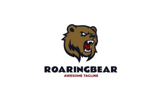 Mascot Bear Logo Design 3841
