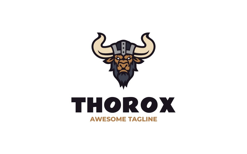 Mascot Viking Logo Design 784 Logo Template