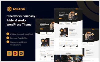 MetalHome – Steelworks Company & Metal Works WordPress Theme