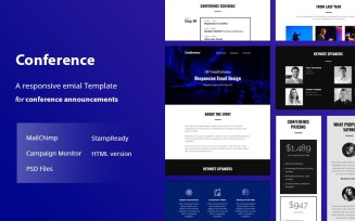 Conference - Responsive Email Template