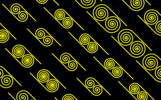 Golden Spiral Abstract black Background Design