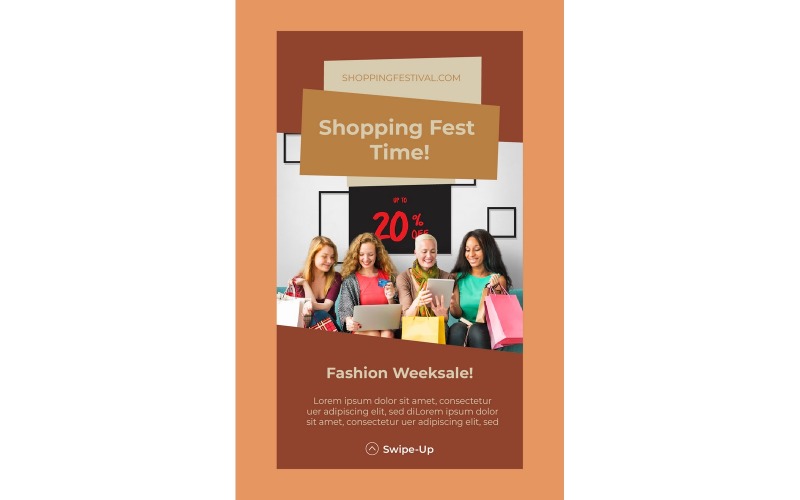 Instagram Stories Fashion Week Sale Vol.2 Social Media