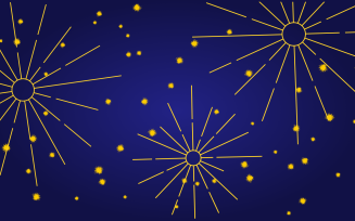 Night Stars Abstract Blue Background Design