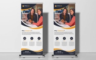 Business Roll up Display Standee Banner Template Ver-10