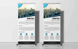 Business Roll up Display Standee Banner Template Ver-6