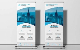 Business Roll up Display Standee Banner Template Ver-7