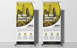 Business Roll up Display Standee Banner Template Ver-9