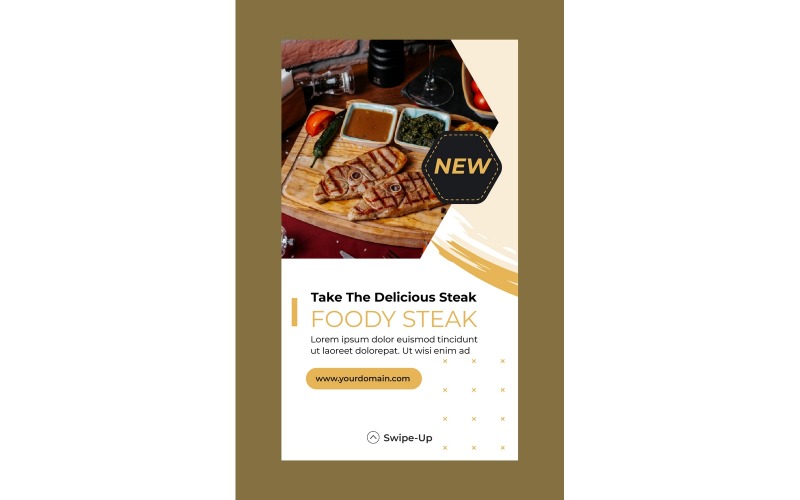 Instagram Stories Foody Steak Social Media