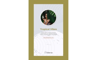 Instagram Stories Tropical Vibes