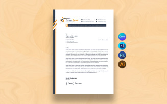 Professional Business Letterhead Template | Editable Word, PSD, AI & Canva Design