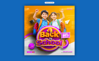 Back to School Social Media Post Kit