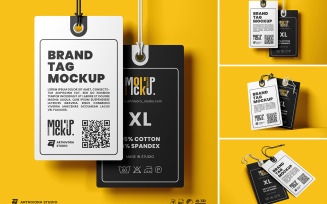 Brand Tag Mockup Sets Design 784