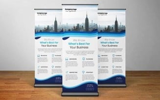 Business Roll up Display Standee Banner Template Ver-12