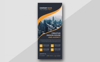 Business Roll up Display Standee Banner Template Ver-19