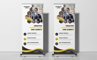 Business Roll up Display Standee Banner Template Ver-20