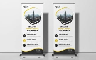 Business Roll up Display Standee Banner Template Ver-22