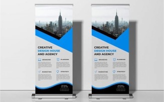 Business Roll up Display Standee Banner Template Ver-23