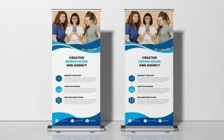 Business Roll up Display Standee Banner Template Ver-24