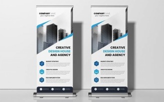 Business Roll up Display Standee Banner Template Ver-26