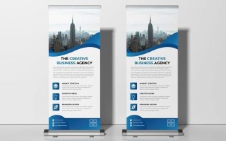 Business Roll up Display Standee Banner Template Ver-27