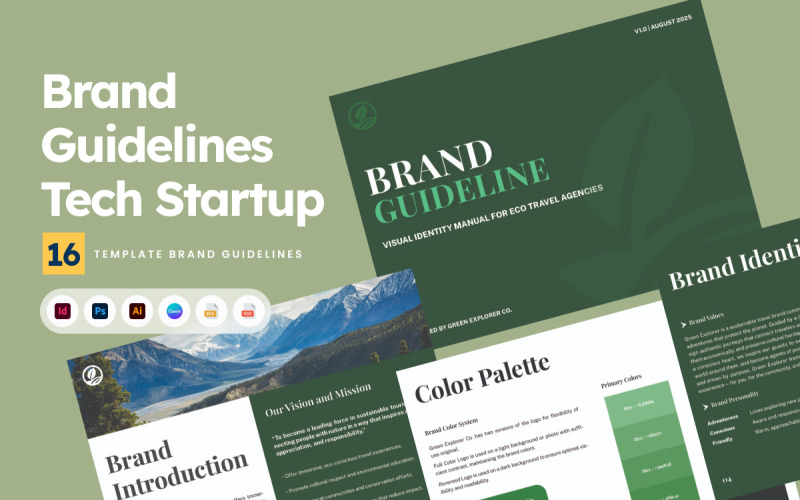 Eco Travel Brand Guideline Corporate Identity