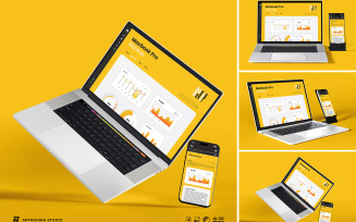 Macbook & iPhone Mockup Sets