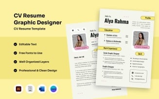 Professional Remote Work CV Resume