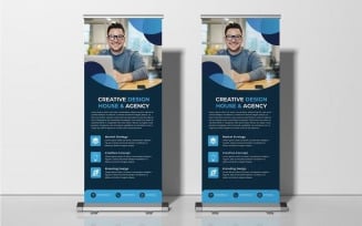 Business Roll up Display Standee Banner Template Ver-28