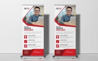 Business Roll up Display Standee Banner Template Ver-29