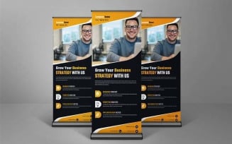 Business Roll up Display Standee Banner Template Ver-30