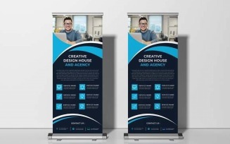 Business Roll up Display Standee Banner Template Ver-35