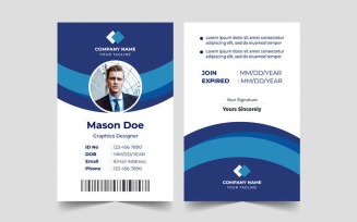 Corporate ID Card Template Ver-4