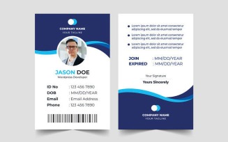 Corporate ID Card Template Ver-5