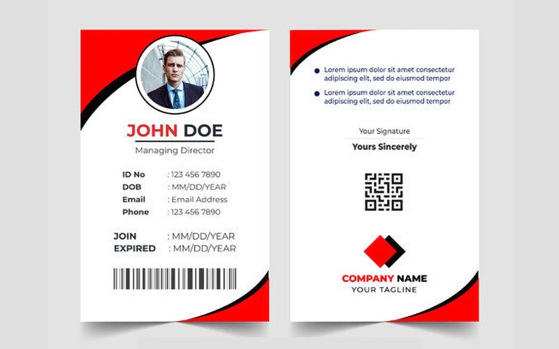 Corporate ID Card Template Ver-6 Corporate Identity