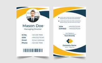 Corporate ID Card Template Ver-7