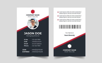 Corporate ID Card Template Ver-9