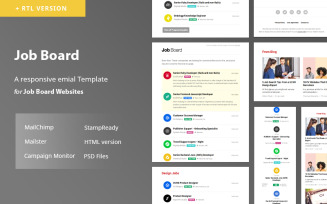 Job Board Email Template + RTL