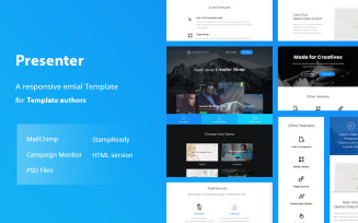 Presenter - Responsive Email Template + Online Editor