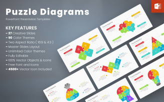 Puzzle Diagrams PowerPoint Templates