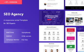 SEO Agency Email Template + RTL