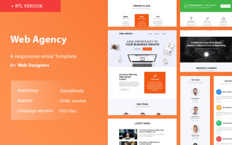 Web Agency Email Template + RTL
