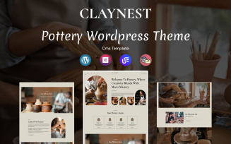 Claynest- Pottery Multipurpose Responsive WordPress Theme
