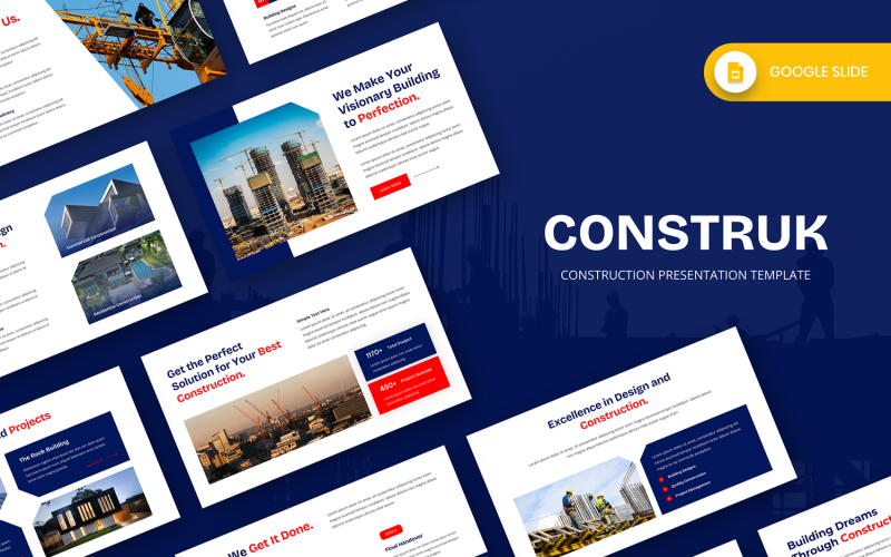 Construk - Construction Google Slide Template