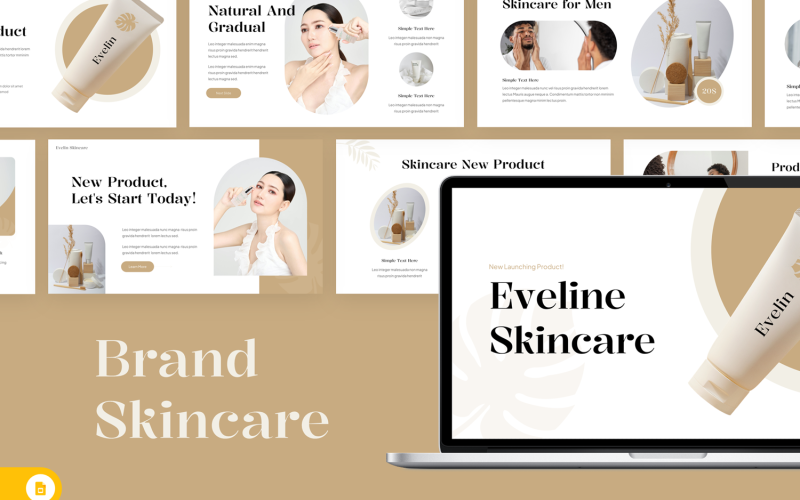 Eveline - Brand Skincare Google Slide Template