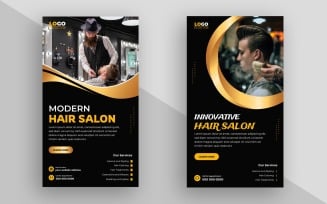 Hair Salon Social Media Story Template Ver-1