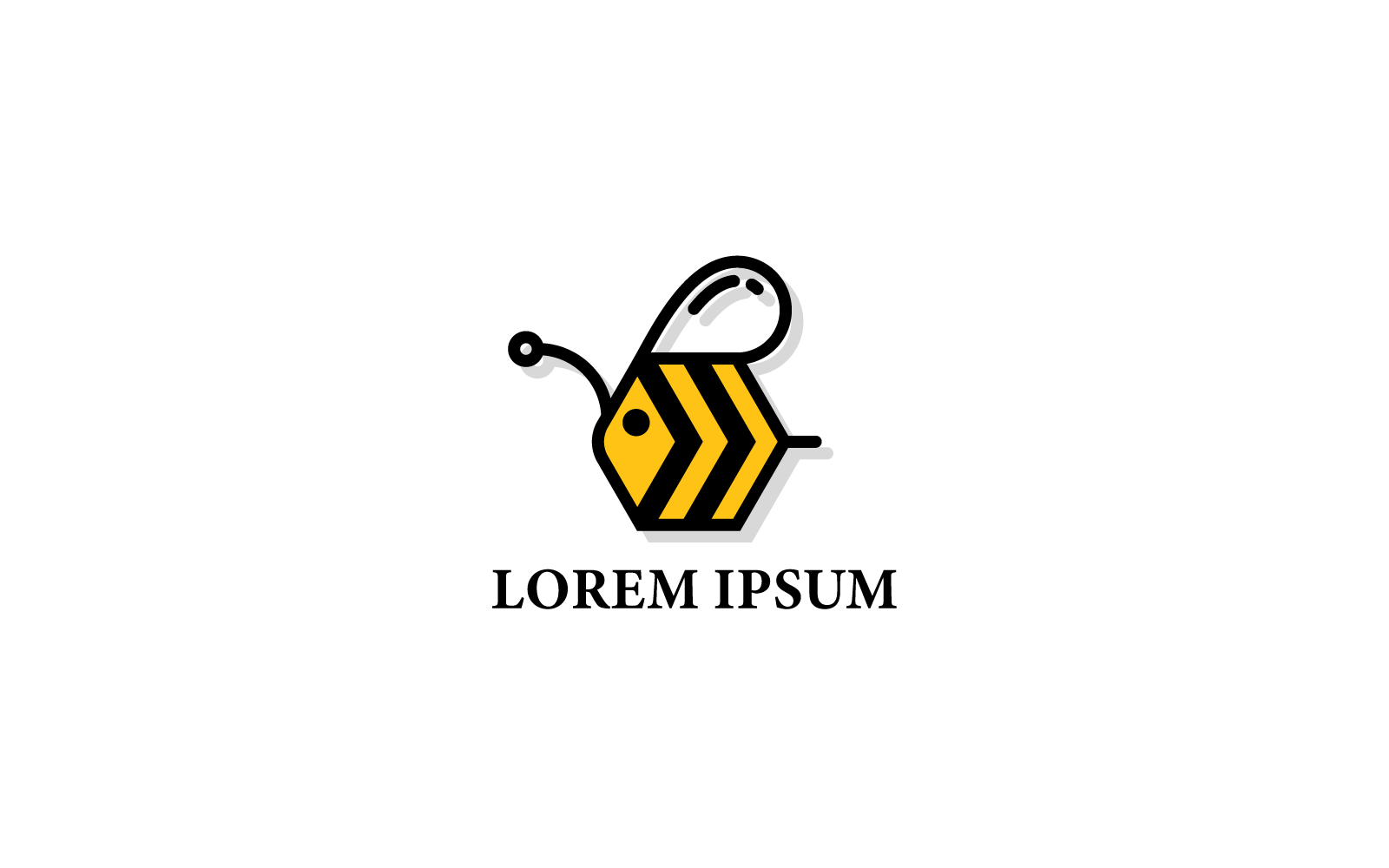 Honey Bee Logo Template – Nature, Organic & Creative Brand Design