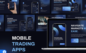 Mobile Trading Apps Keynote Template