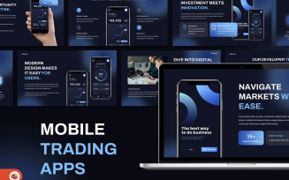 Mobile Trading Apps PowerPoint Template