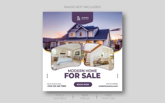 Modern Property Sale Social Media Template