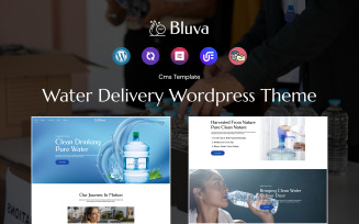 Bluva - Water Delivery WordPress theme